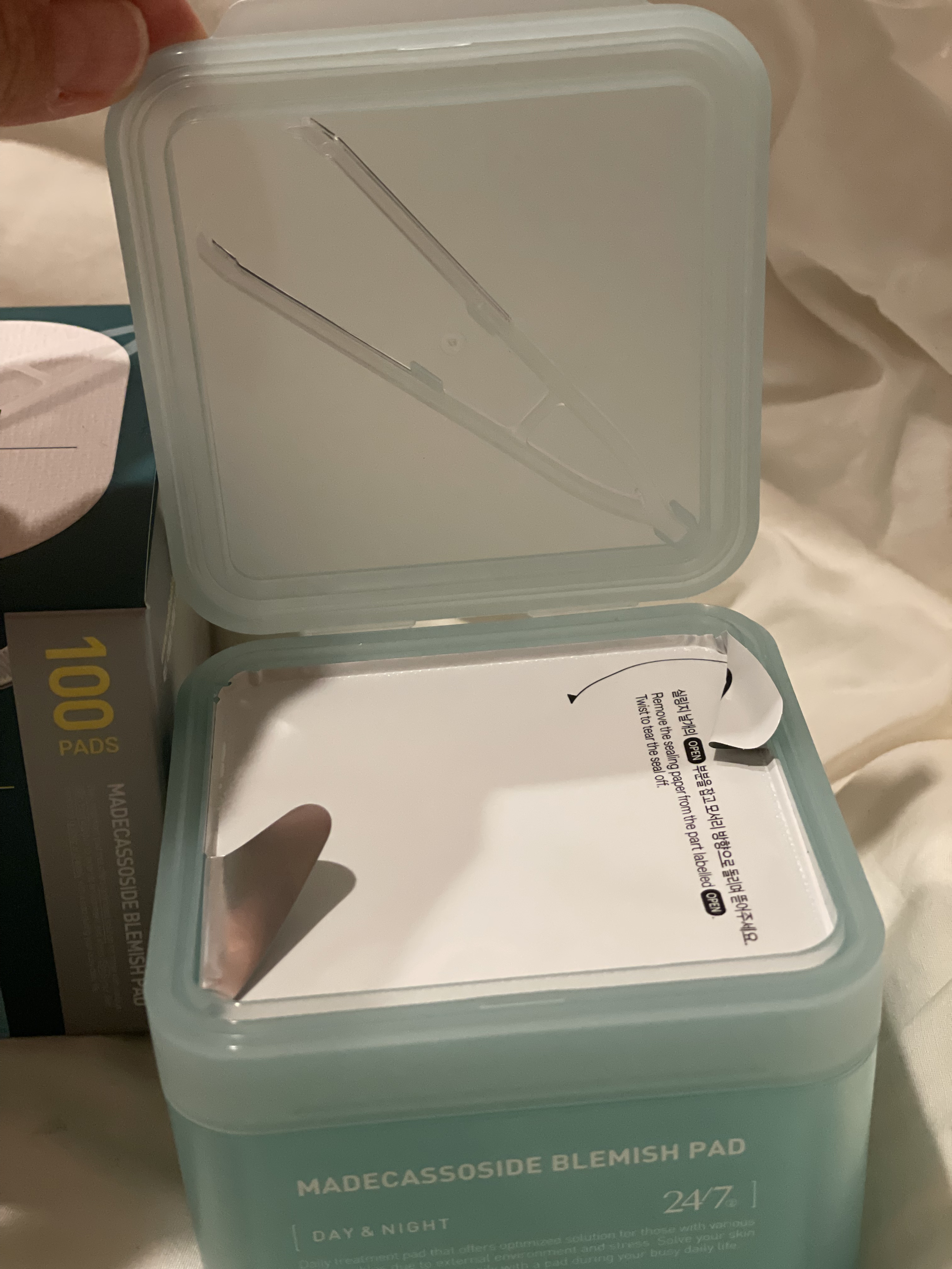 マデカソサイド ブレミッシュパッド/MEDIHEAL/トナーパッドを使ったクチコミ（2枚目）