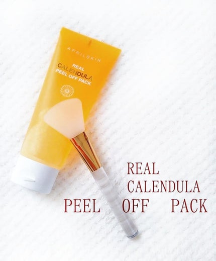 リアルカレンデュラピールオフパック/APRILSKIN/ピーリングを使ったクチコミ(1枚目)