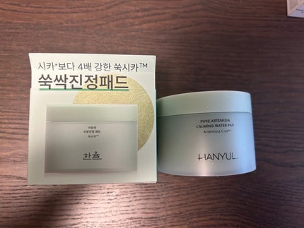 ピュアアルテミシアカーミングパッド/HANYUL(ハンユル)/トナーパッドを使ったクチコミ(1枚目)