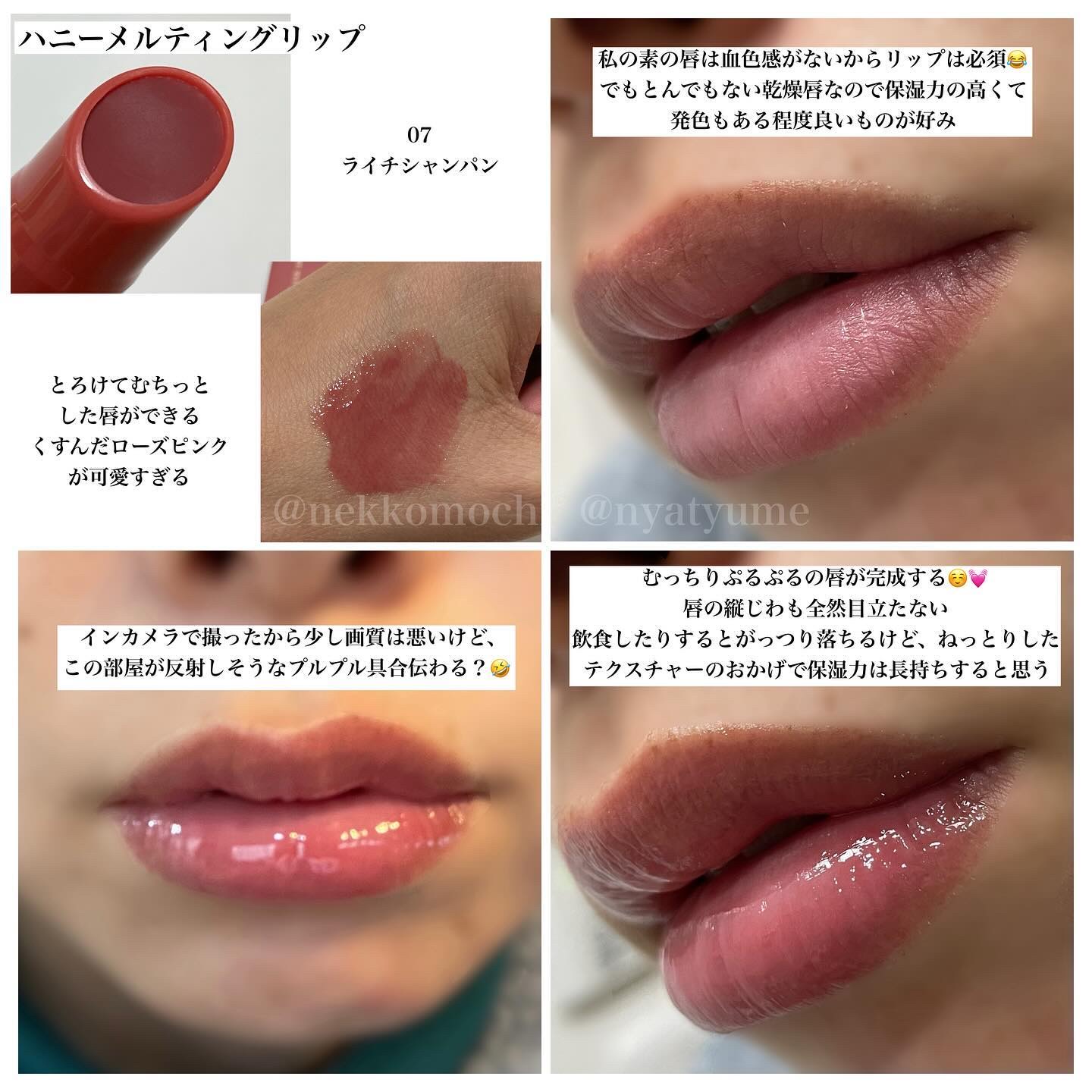 ハニーメルティングリップ｜ネイチャーリパブリックの口コミ