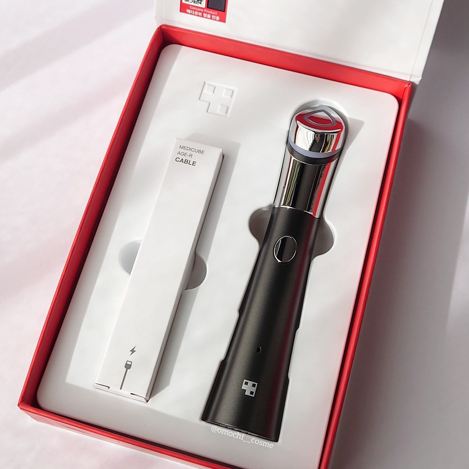 AGE-Rスキンブースターショット/MEDICUBE/美顔器・マッサージを使ったクチコミ（2枚目）