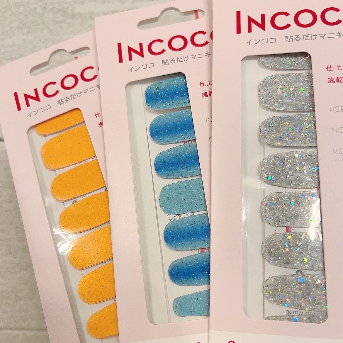 INCOCO インココ マニキュアシート/インココ/ネイルシールを使ったクチコミ(3枚目)