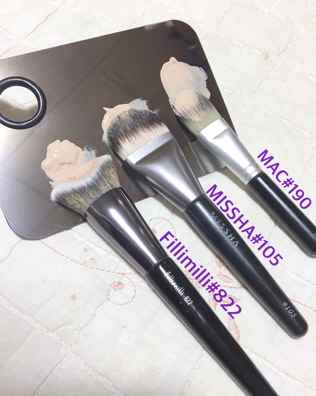#190 ファンデーション ブラシ/M・A・C/メイクブラシを使ったクチコミ(1枚目)