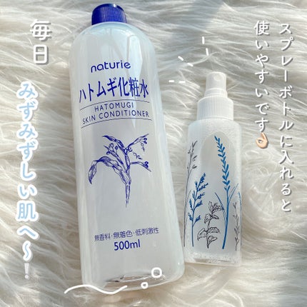 ハトムギ化粧水(ナチュリエ スキンコンディショナー R )/ナチュリエ/化粧水を使ったクチコミ(4枚目)