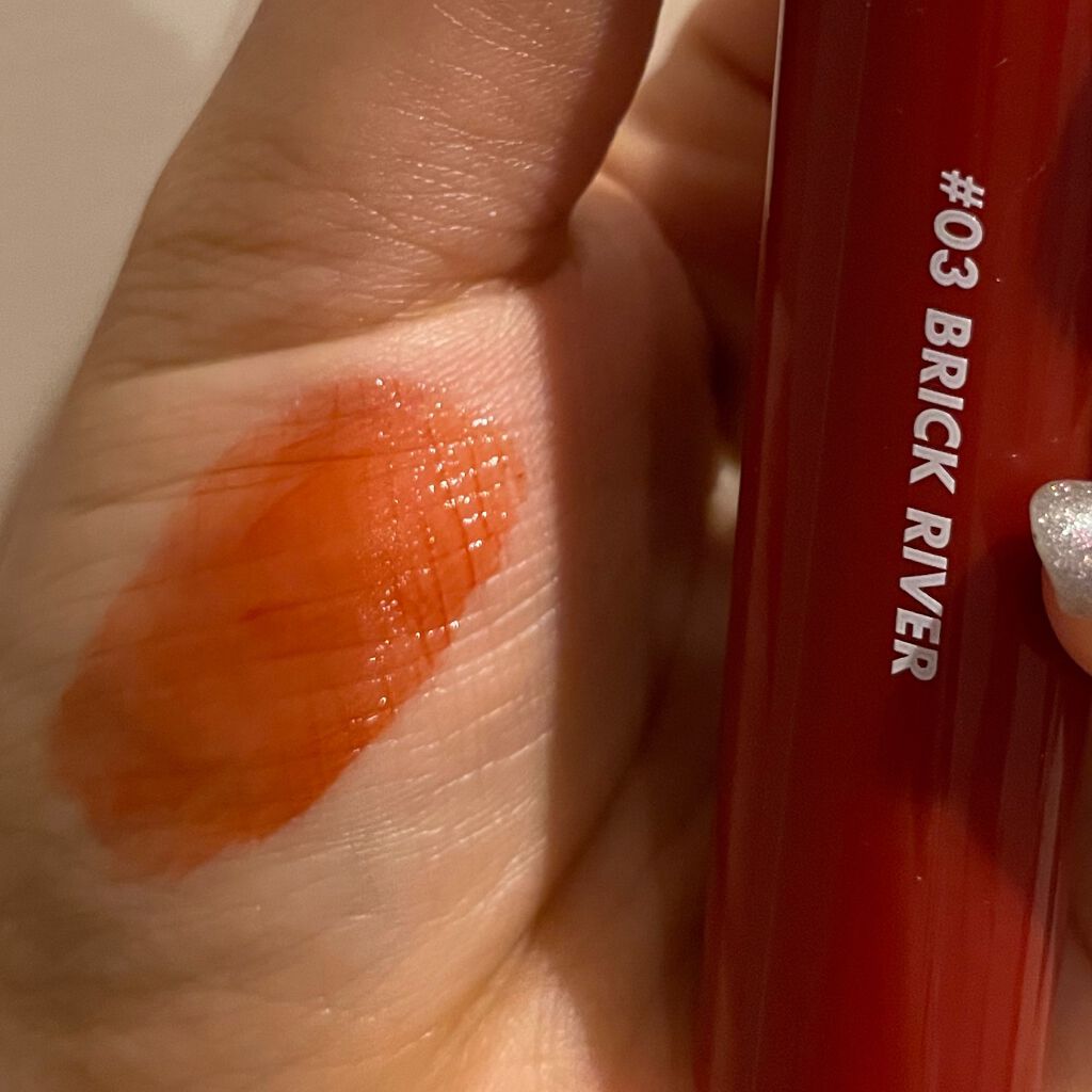 ジューシーラスティングティント/rom&nd/リップティントを使ったクチコミ(2枚目)