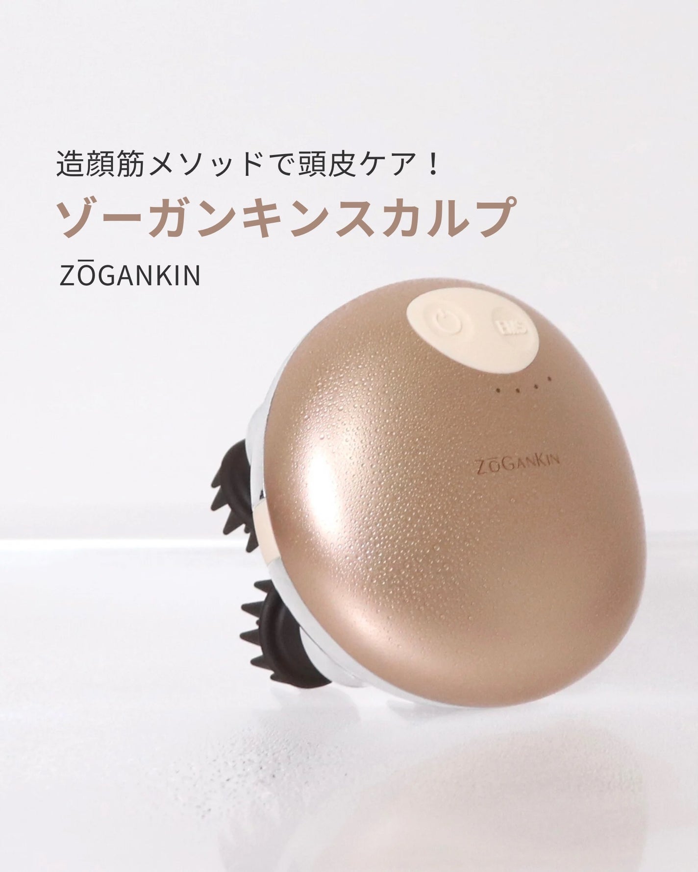 ゾーガンキンスカルプ/ZOGANKIN/ヘッドマッサージャーを使ったクチコミ(1枚目)