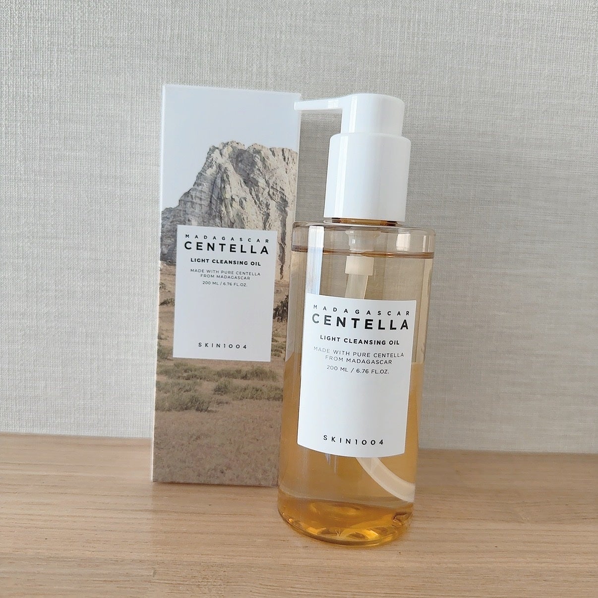 センテラ ライトクレンジングオイル/SKIN1004/オイルクレンジングを使ったクチコミ(1枚目)