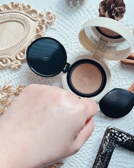 マットエステヴェール クッション/Macchia Label/クッションファンデーションを使ったクチコミ(5枚目)