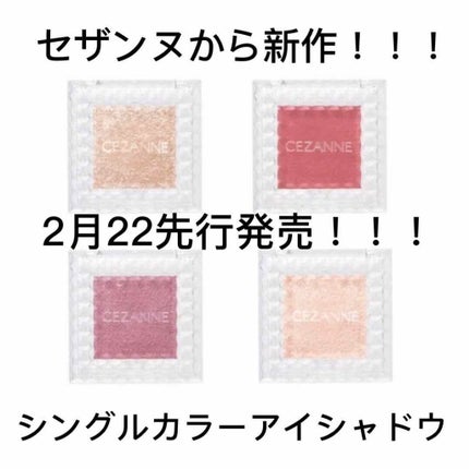 シングルカラーアイシャドウ/CEZANNE/単色アイシャドウを使ったクチコミ(1枚目)