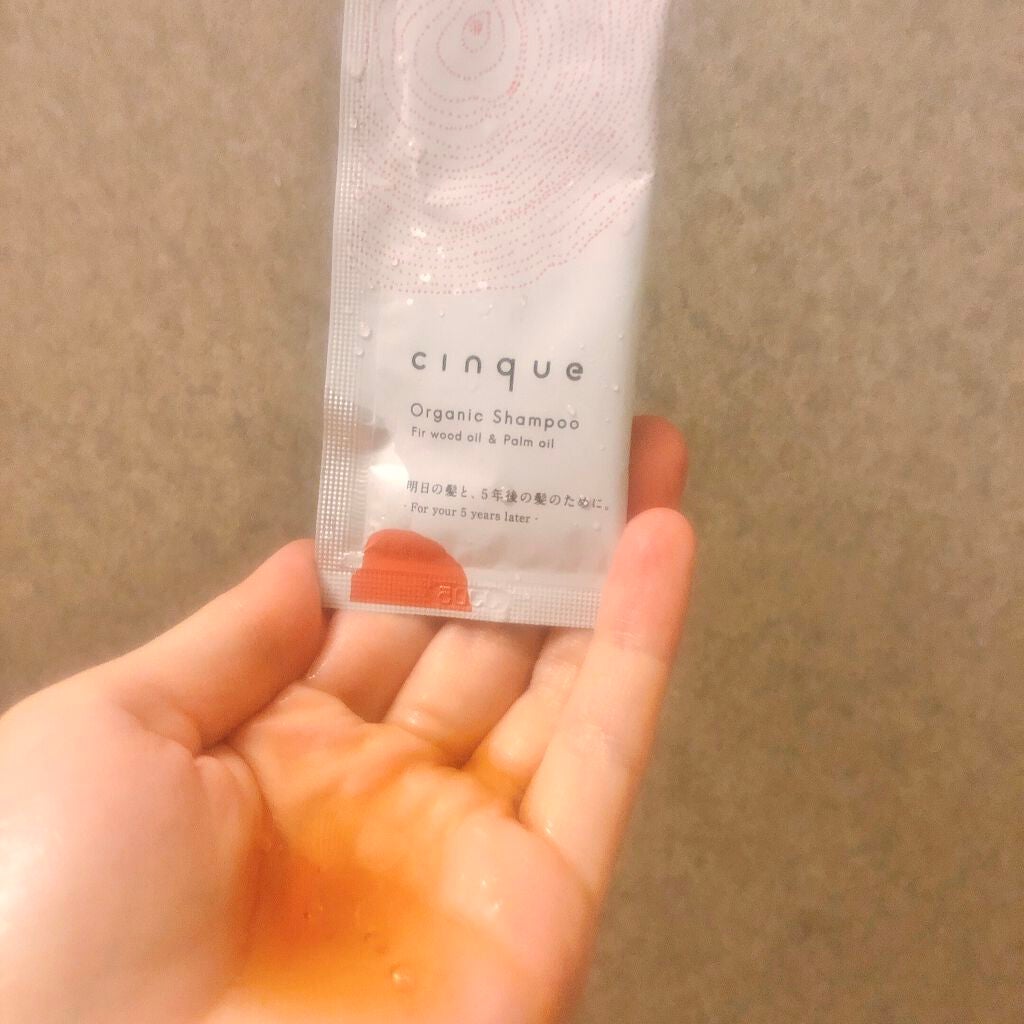 サンクオーガニックシャンプー/ニュートラルトリートメント/cinque/市販シャンプーを使ったクチコミ(6枚目)
