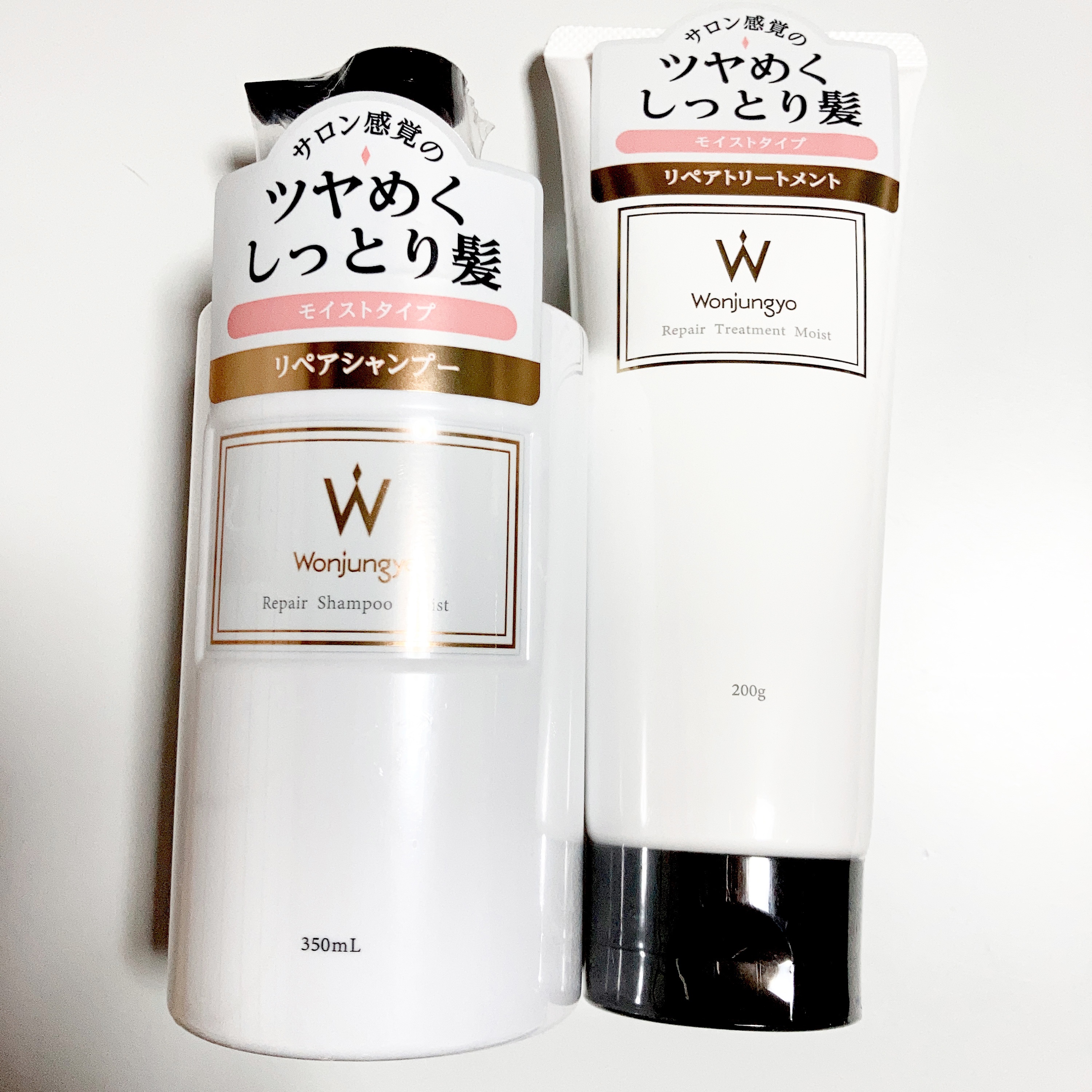 ウォンジョンヨ リペアシャンプー スムース／リペアトリートメント スムース/Wonjungyo/市販シャンプーを使ったクチコミ（1枚目）