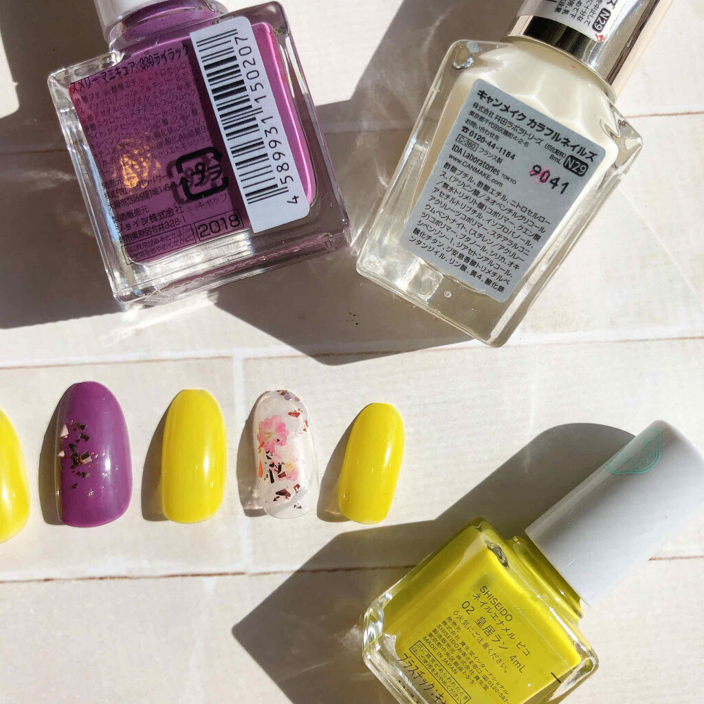 カラフルネイルズ/キャンメイク/マニキュアを使ったクチコミ（3枚目）