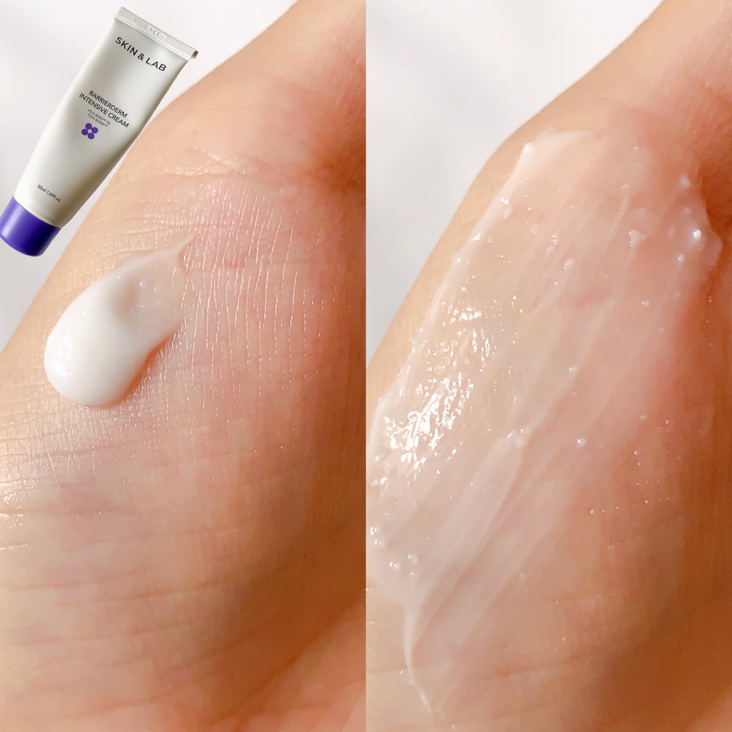 バリアダームモイストクリーム/SKIN&LAB/フェイスクリームを使ったクチコミ(2枚目)