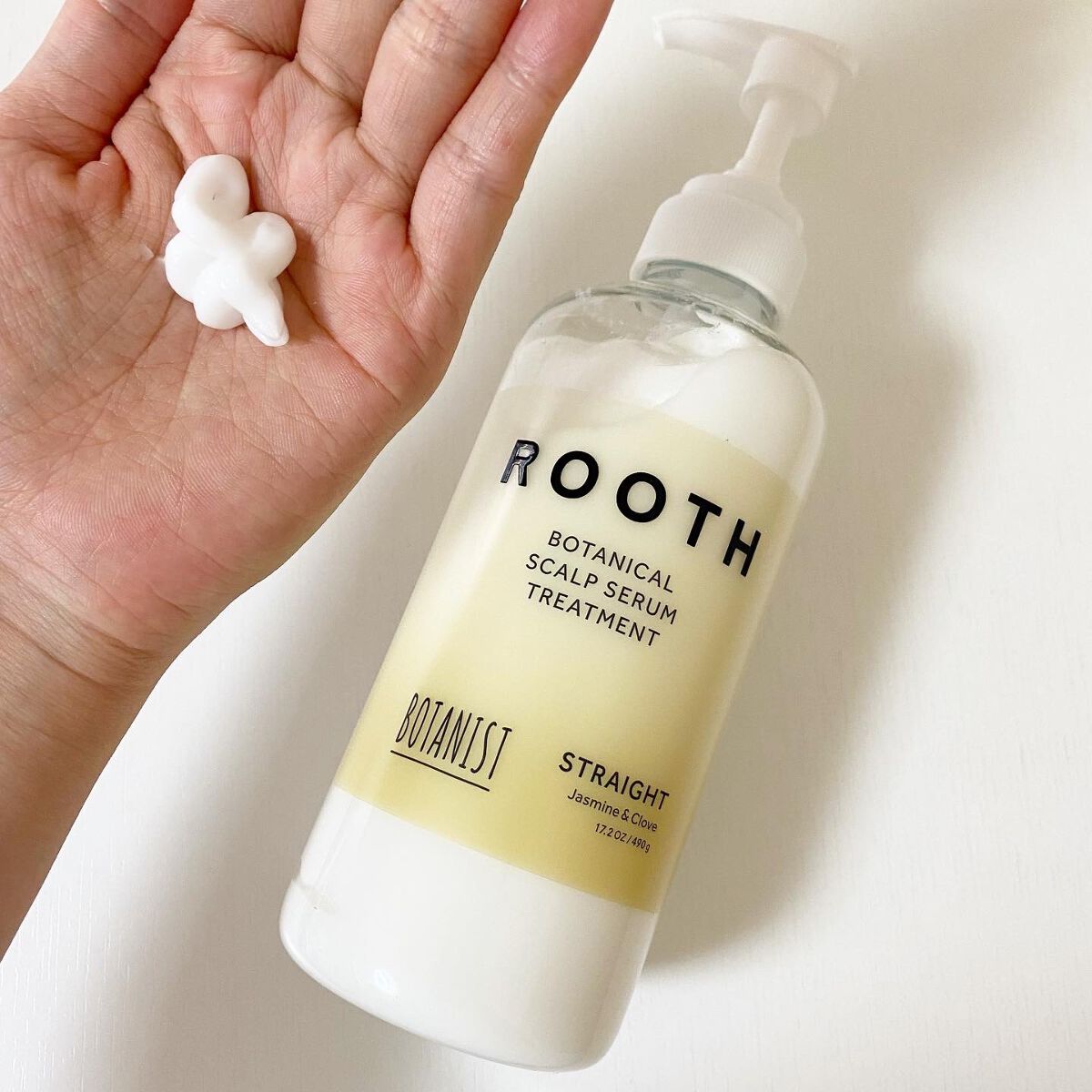 ルース ボタニカルスカルプセラム シャンプー・トリートメント（ストレート）/BOTANIST/市販シャンプーを使ったクチコミ（3枚目）