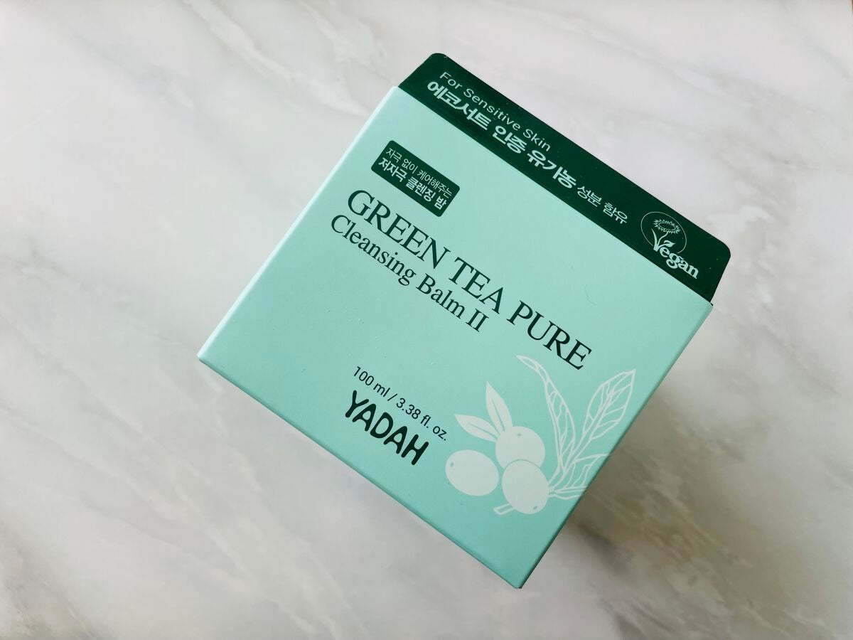 グリーンティーピュアクレンジングバームⅡ/YADAH/クレンジングバームを使ったクチコミ(4枚目)