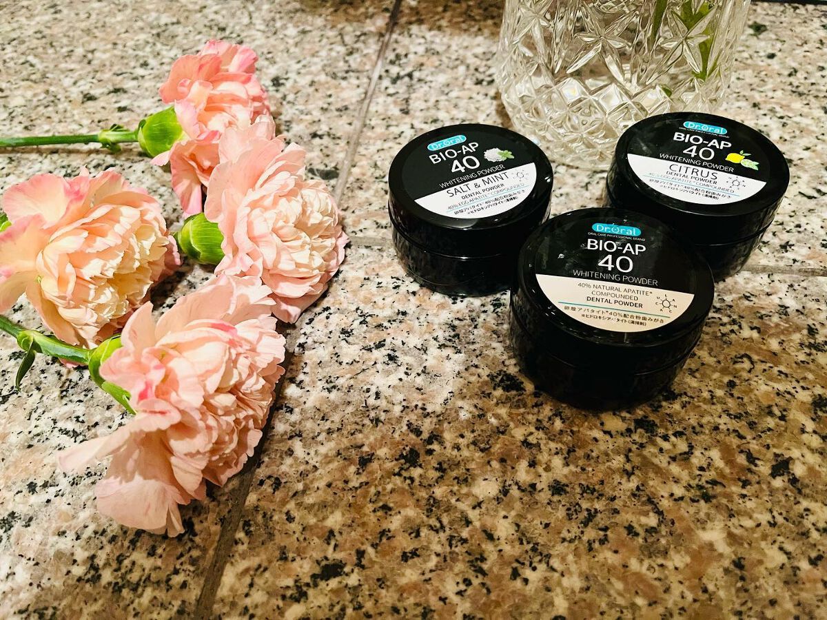 ホワイトニングパウダー シトラスL(レモン&ライム)/Dr.Oral/歯磨き粉を使ったクチコミ（1枚目）