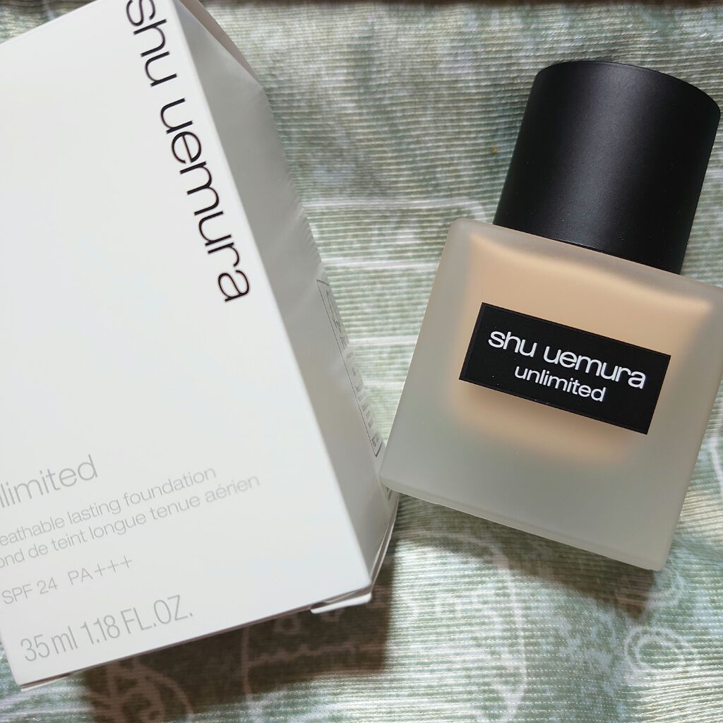 (旧)アンリミテッド ラスティング フルイド/shu uemura/リキッドファンデーションを使ったクチコミ(1枚目)