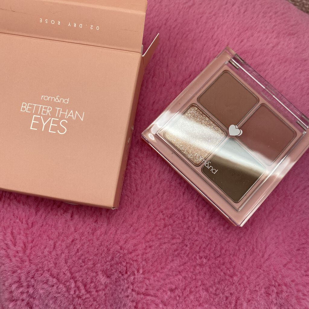 ベターザンアイズ/rom&nd/アイシャドウパレットを使ったクチコミ（1枚目）
