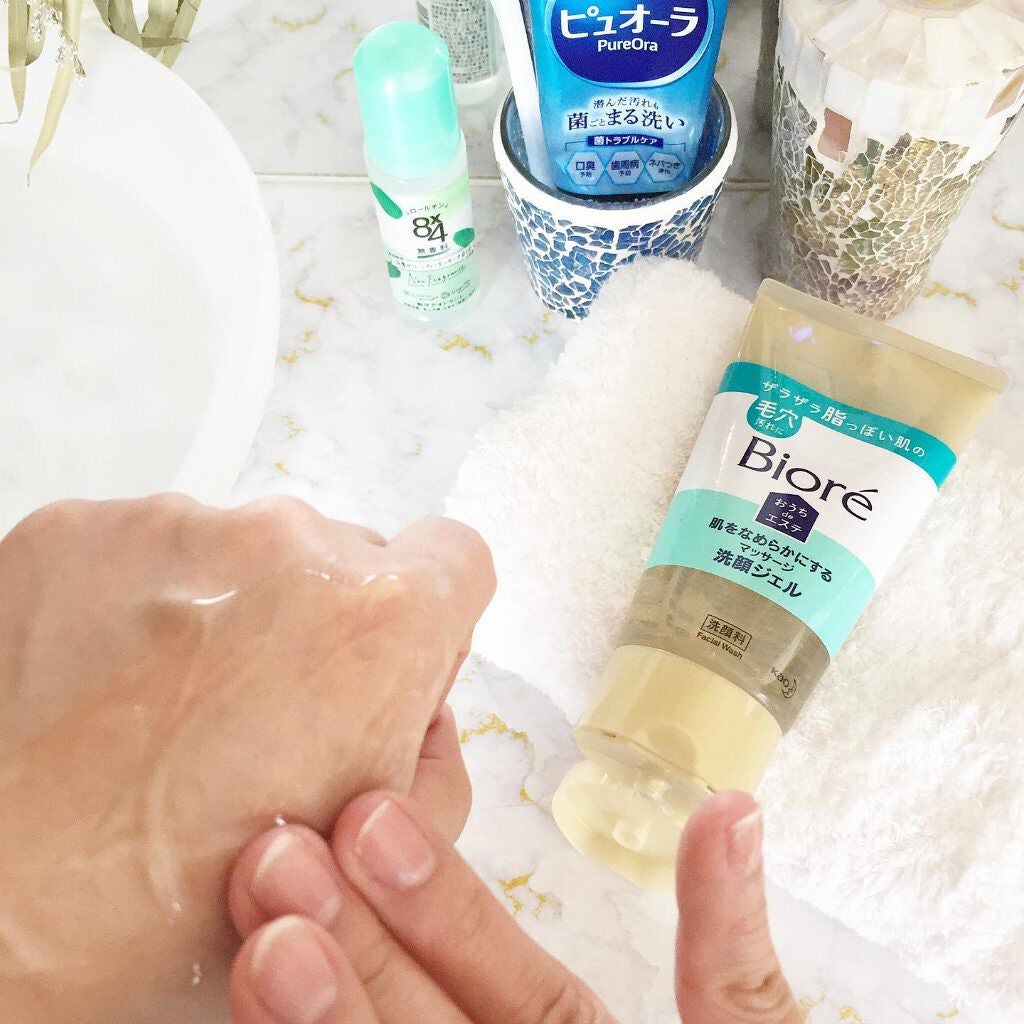 おうちdeエステ 肌をなめらかにする マッサージ洗顔ジェル/ビオレ/その他洗顔料を使ったクチコミ(9枚目)