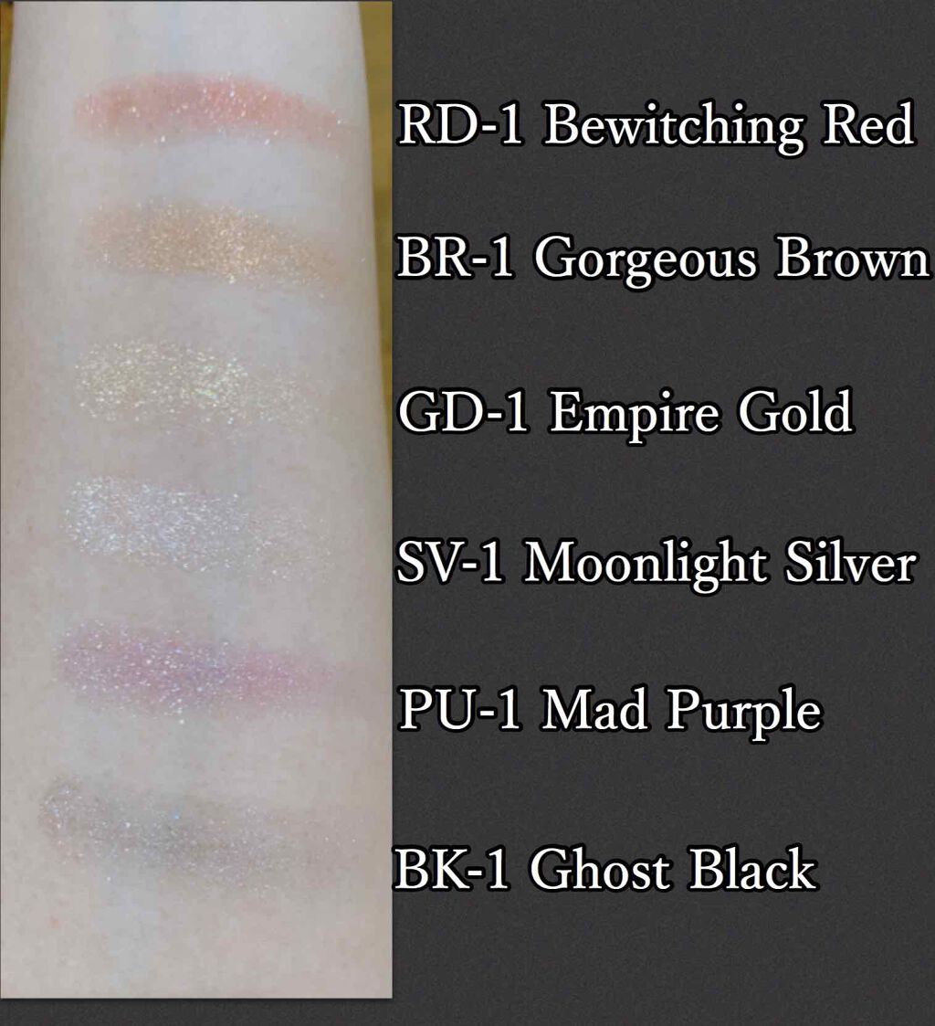 フィットジェルグリッター/KATE/ジェル・クリームアイシャドウを使ったクチコミ(3枚目)