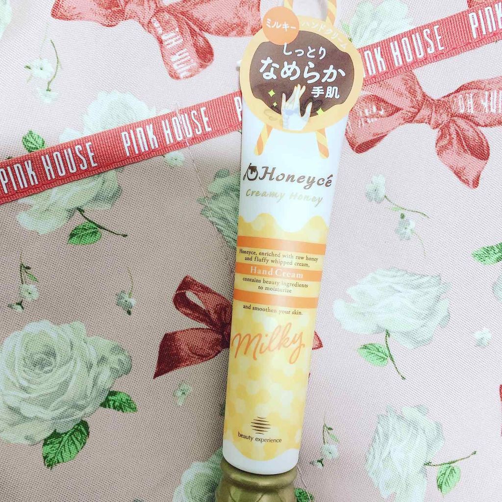 なめらかミルキー ハンドクリーム/ハニーチェ/ハンドクリームを使ったクチコミ（1枚目）