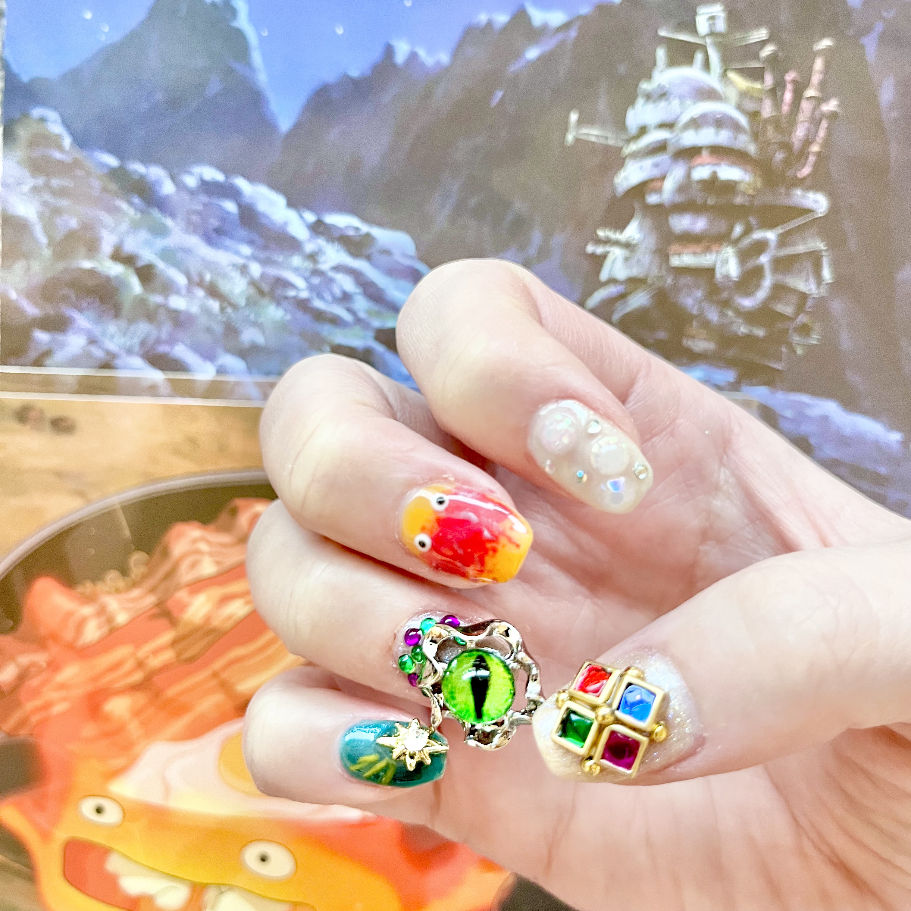 ジェルネイル（ライト対応）/セリア/ジェルネイルを使ったクチコミ（2枚目）