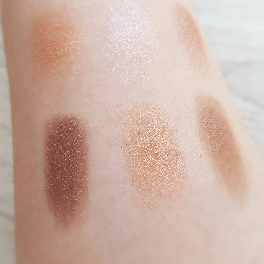 UR GLAM BLOOMING EYE COLOR PALETTE/U R GLAM/アイシャドウパレットを使ったクチコミ(4枚目)