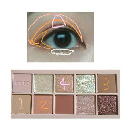 プロ アイ パレット/CLIO/アイシャドウパレットを使ったクチコミ(2枚目)