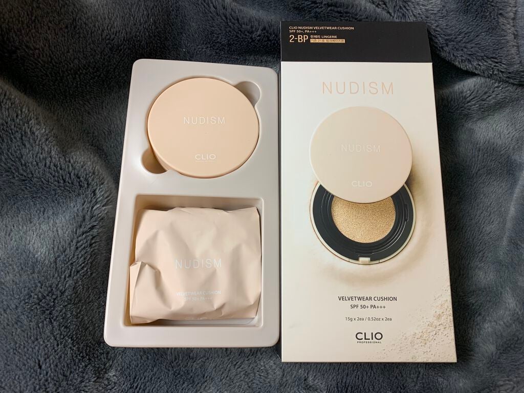 ヌーディズム ベルベットウェアー クッション/CLIO/クッションファンデーションを使ったクチコミ(2枚目)