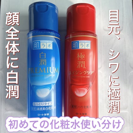白潤プレミアム 薬用浸透美白化粧水(しっとりタイプ)/肌ラボ/化粧水を使ったクチコミ(1枚目)