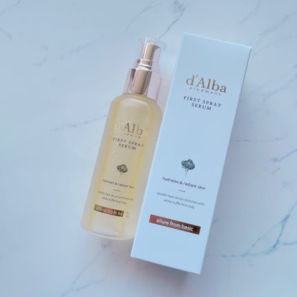 ダルバ ホワイトトリュフファーストスプレーセラム/ダルバ/ミスト状化粧水を使ったクチコミ(1枚目)