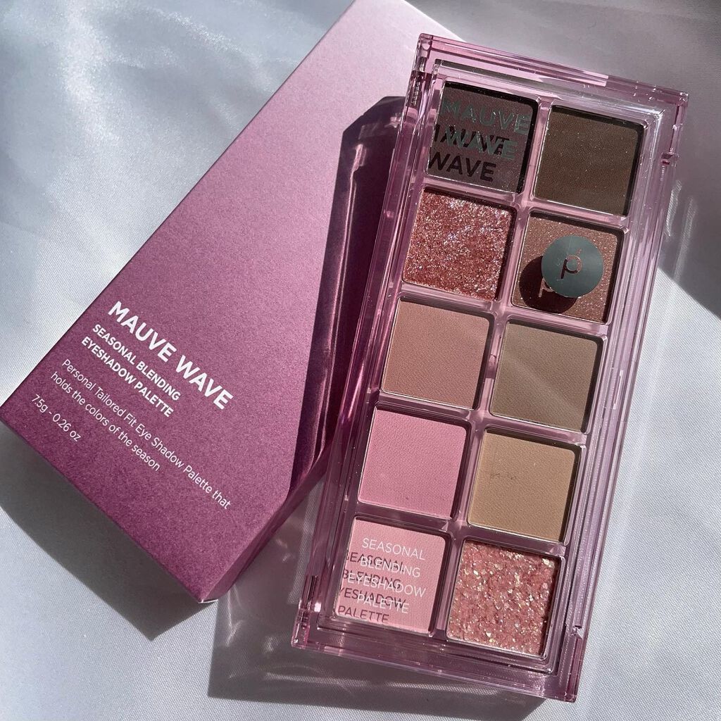 シーズナルブレンディングアイシャドウパレット/Peach C/アイシャドウパレットを使ったクチコミ(2枚目)