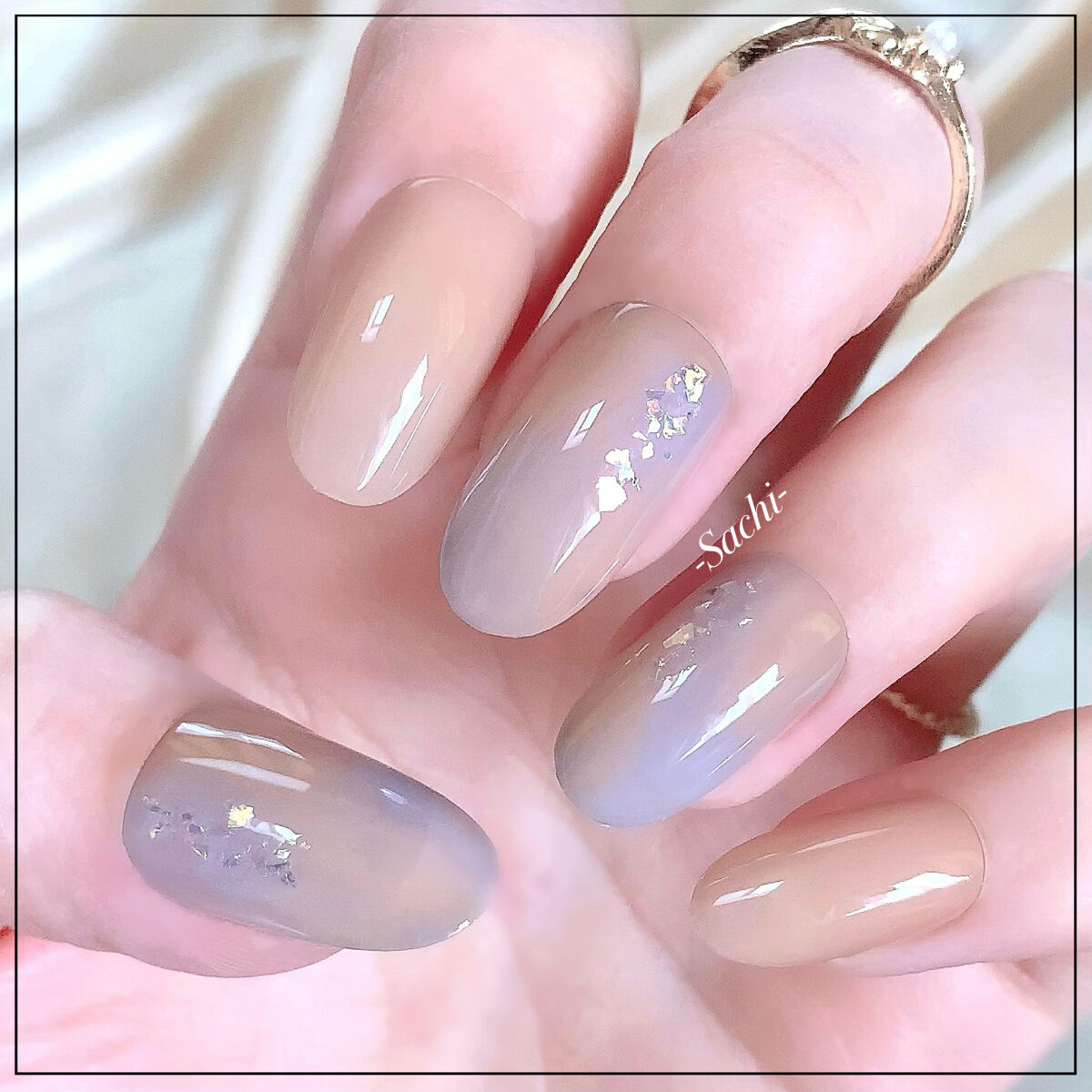 ムードペブルネイル/rom&nd/マニキュアを使ったクチコミ（2枚目）