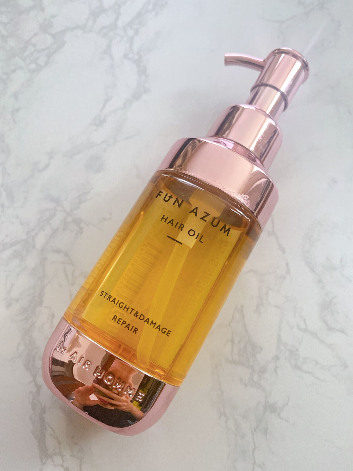 ストレート&ダメージリペア ヘアオイル/FUN AZUM/ヘアオイルを使ったクチコミ(2枚目)