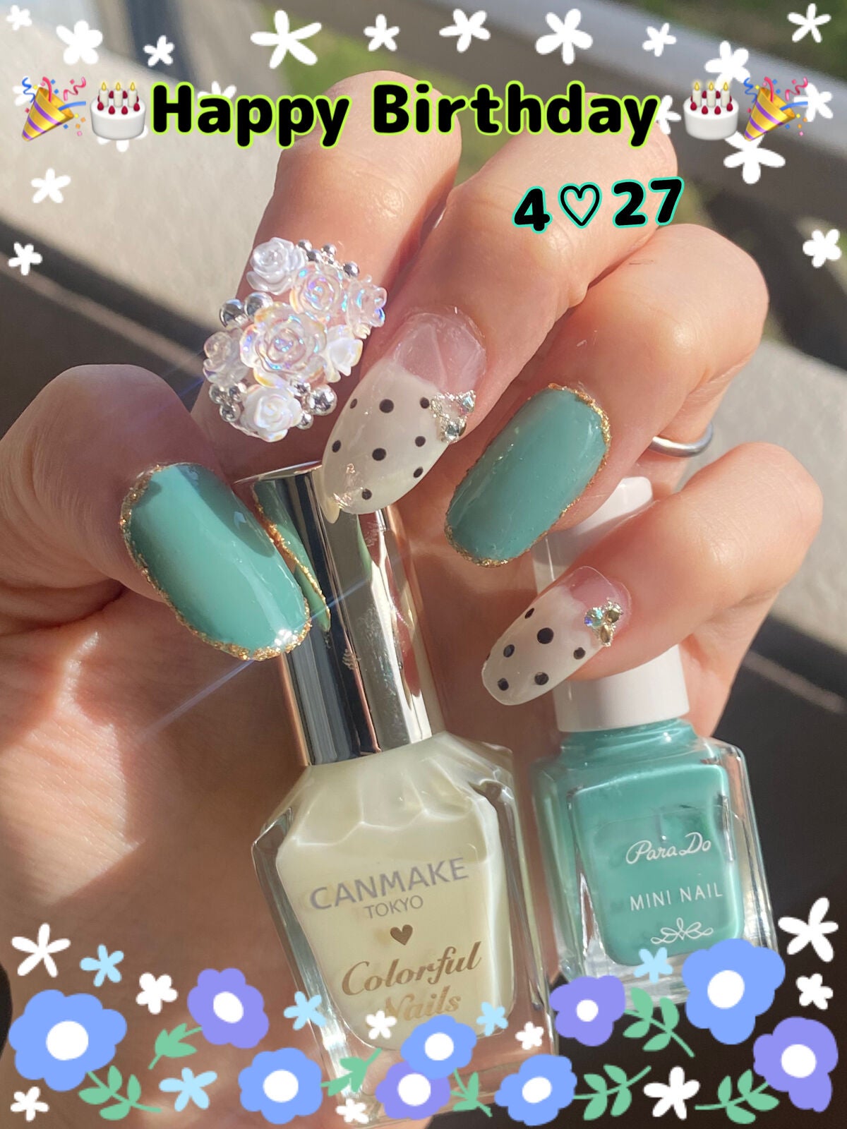 カラフルネイルズ/キャンメイク/マニキュアを使ったクチコミ(1枚目)