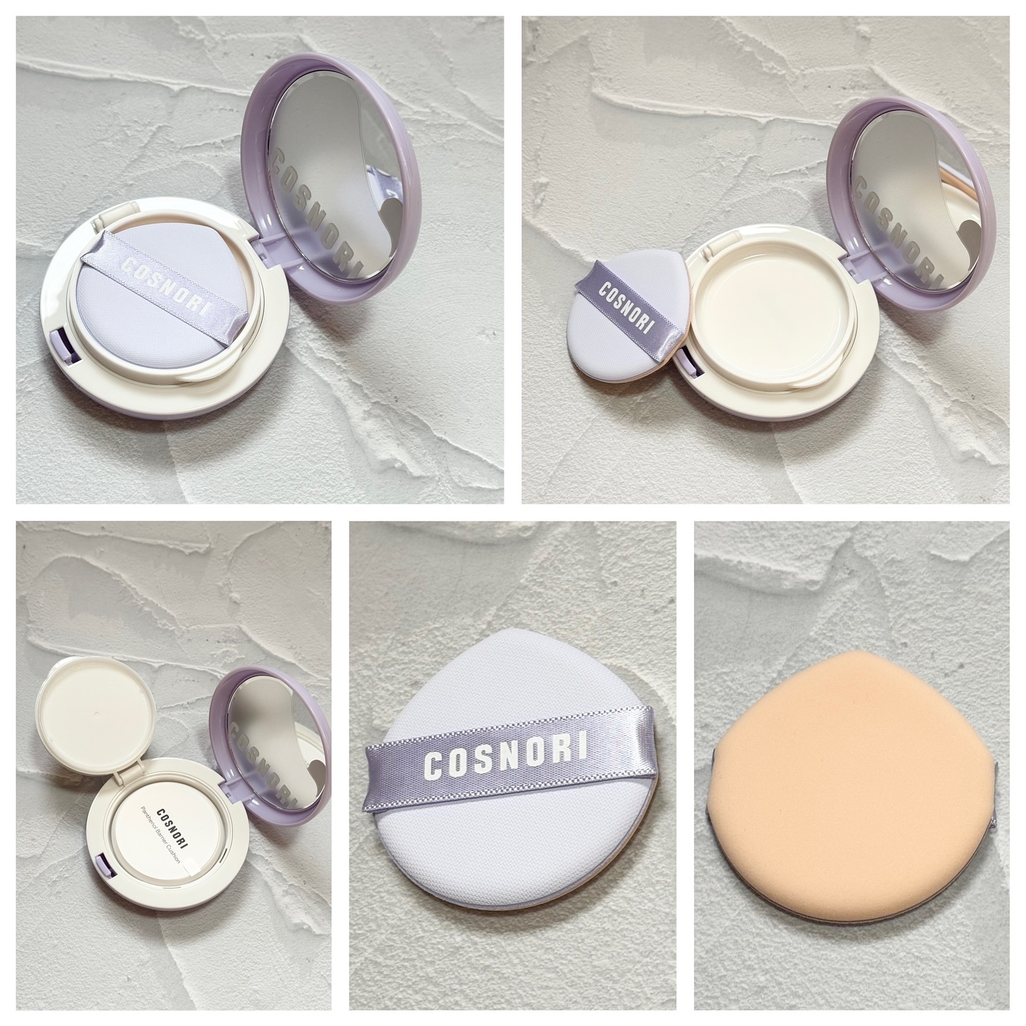 パンテノールバリアクッション/COSNORI/クッションファンデーションを使ったクチコミ（3枚目）