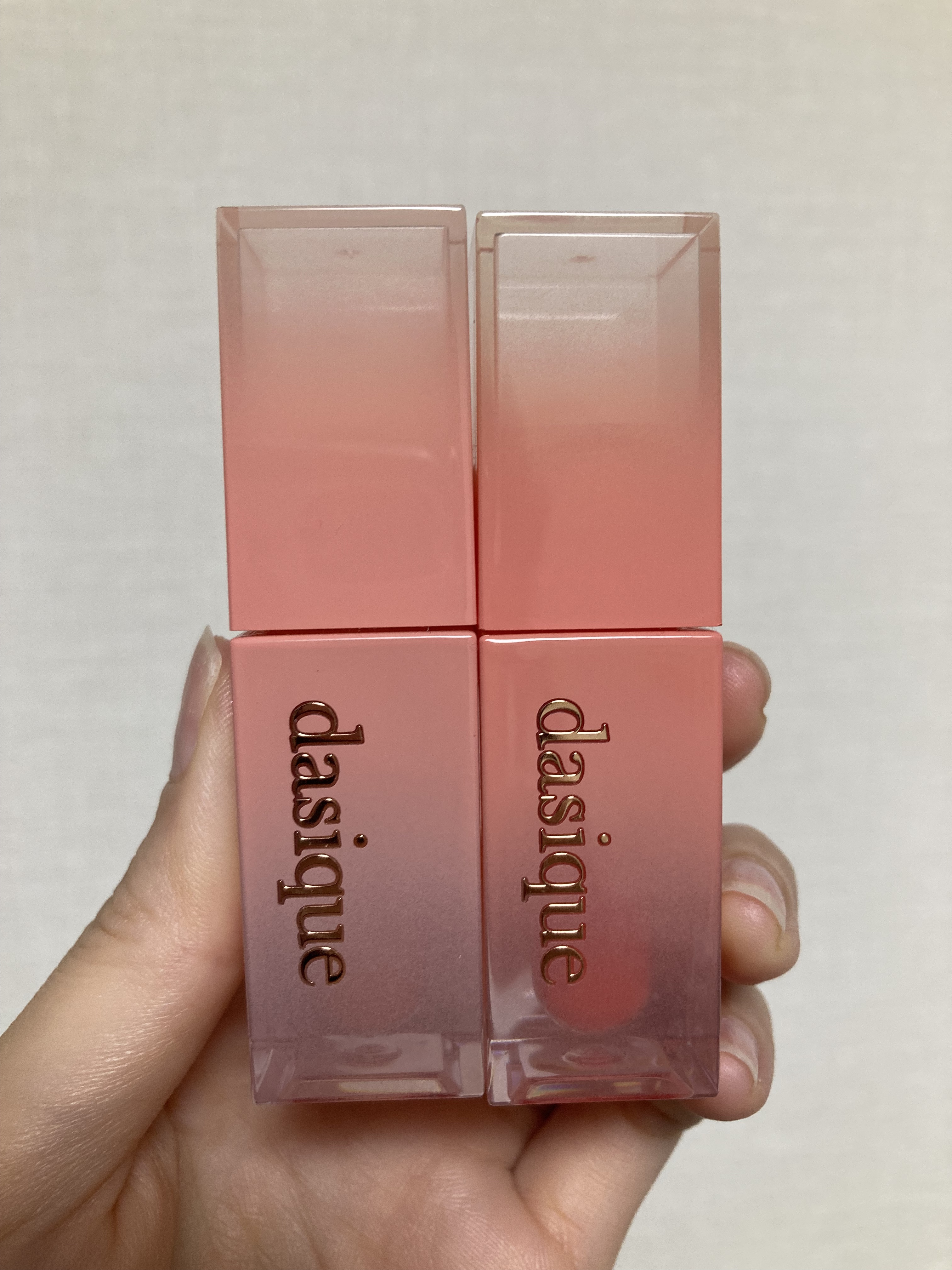 ジューシーデュイティント 02 メロンシャーベット/dasique/リップティントを使ったクチコミ（2枚目）