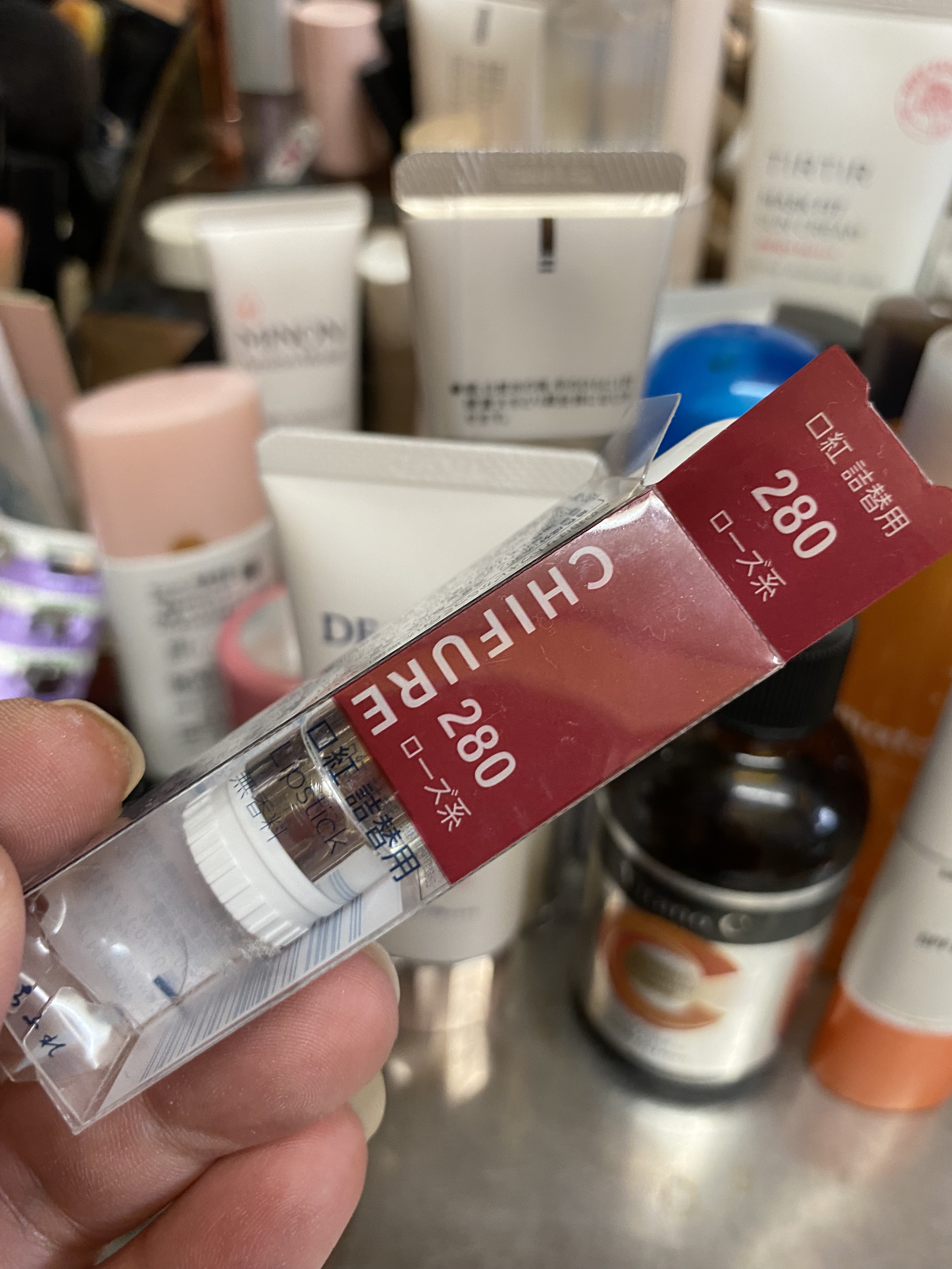 口紅（詰替用） 280 ローズ系/ちふれ/口紅を使ったクチコミ（1枚目）