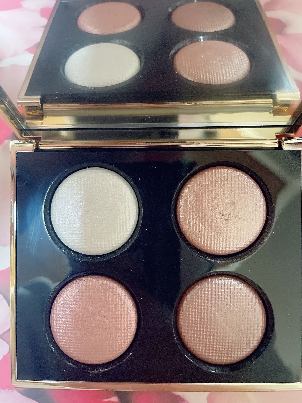 ピンク グロウ リュクス アイシャドウ パレット/BOBBI BROWN/アイシャドウパレットを使ったクチコミ(2枚目)