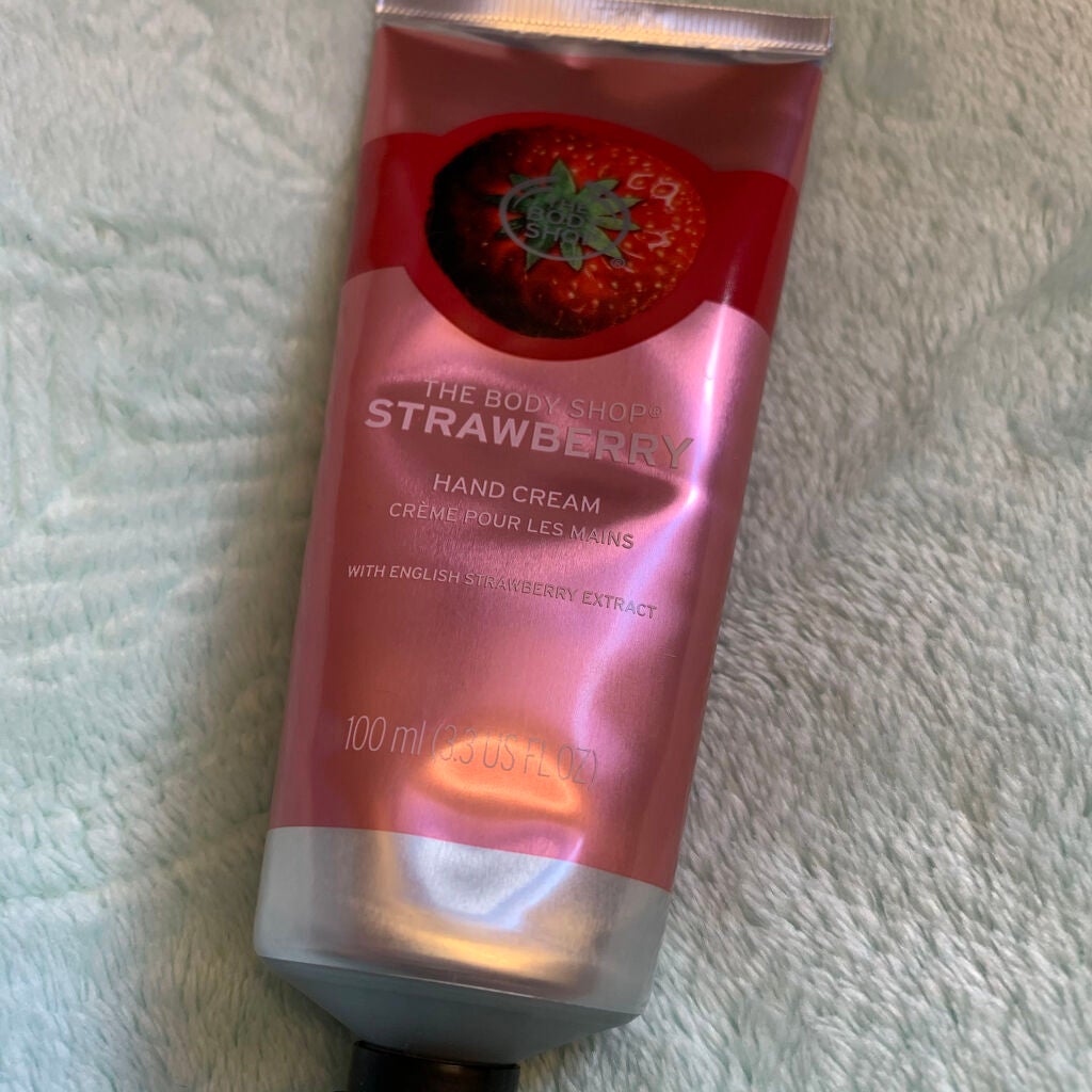 ハンドクリーム ストロベリー/THE BODY SHOP/ハンドクリームを使ったクチコミ(1枚目)