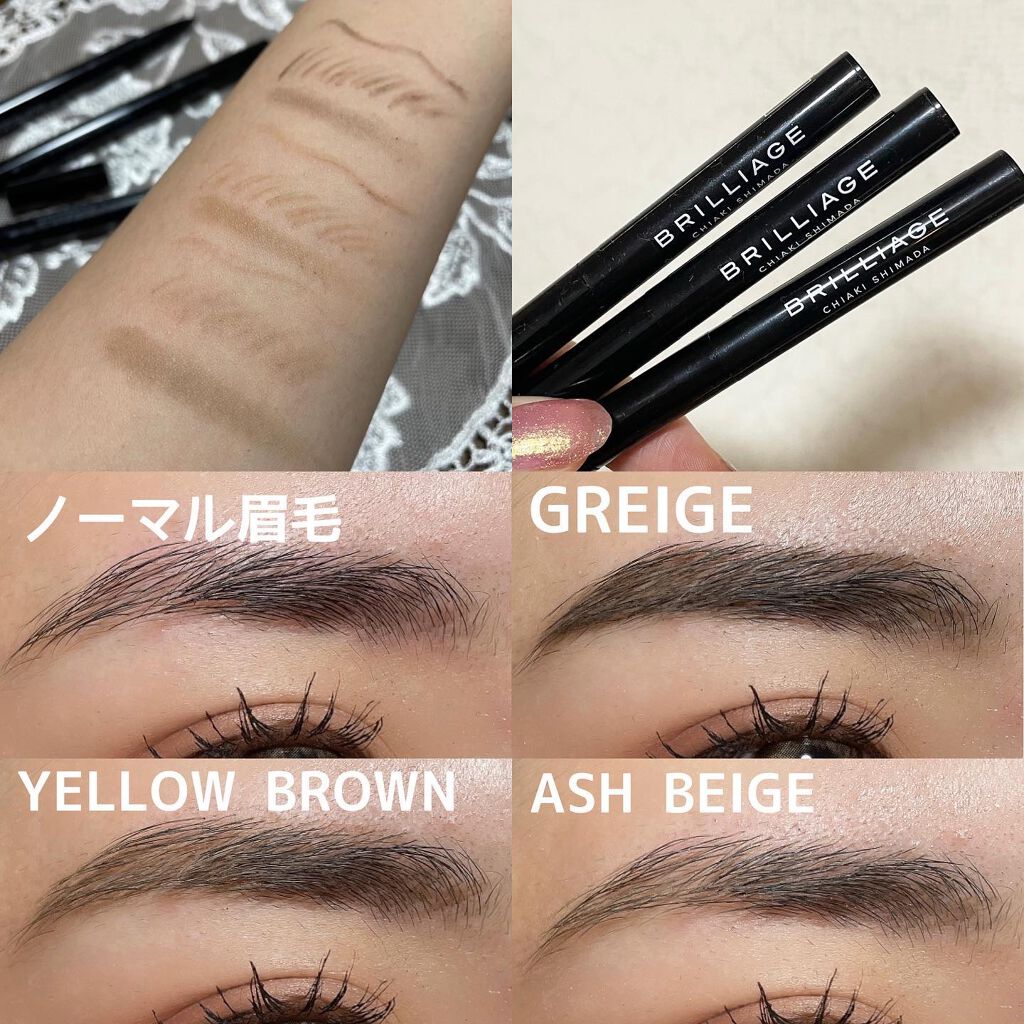 ロングステイ アイブロウパウダー&ペンシル/ブリリアージュ/アイブロウペンシルを使ったクチコミ(4枚目)