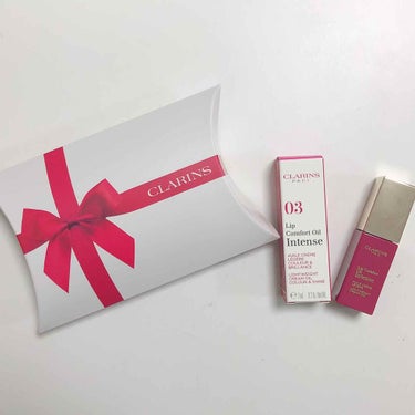 コンフォート リップオイル インテンス 08 インテンス バーガンディ/CLARINS/リップグロスを使ったクチコミ（2枚目）