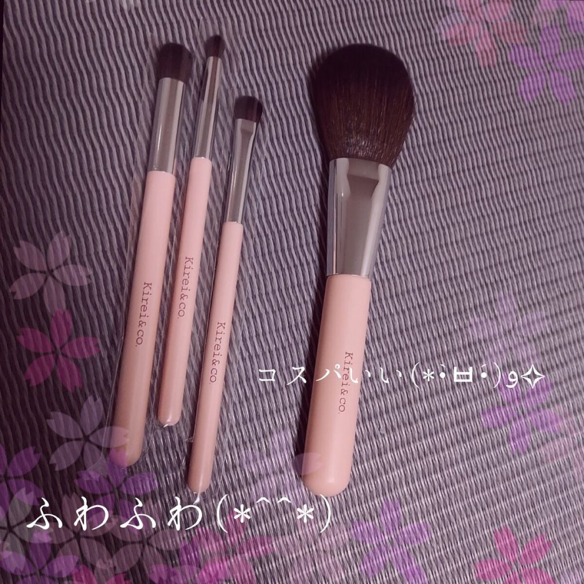 パウダー用メイクブラシ/Kirei&co./メイクブラシを使ったクチコミ(2枚目)