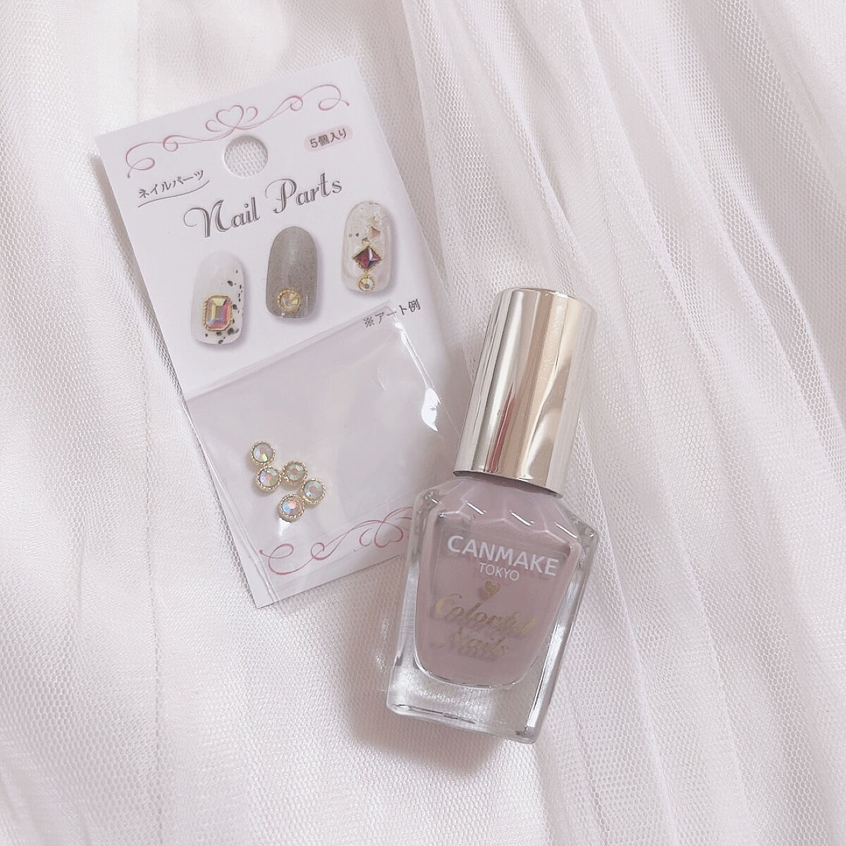 ネイルパーツ/セリア/ネイルチップ・パーツを使ったクチコミ（2枚目）
