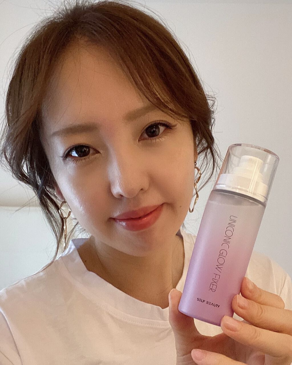 ユニコーン メイクアップグローフィックスミスト/SELF BEAUTY/フィックスミストを使ったクチコミ（2枚目）
