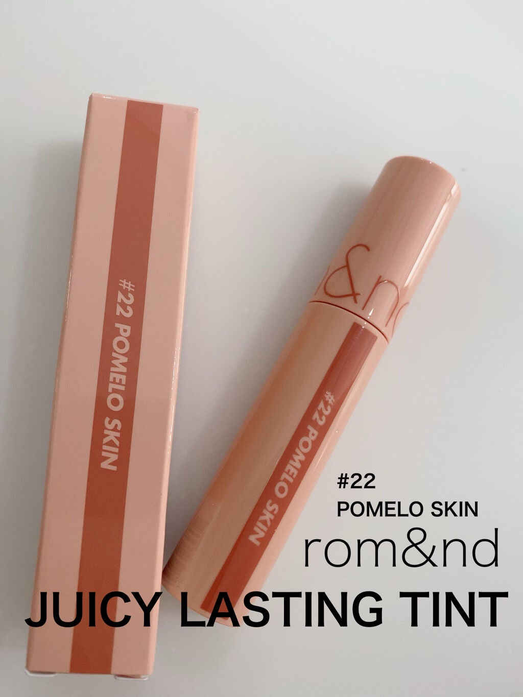ジューシーラスティングティント/rom&nd/リップティントを使ったクチコミ(1枚目)