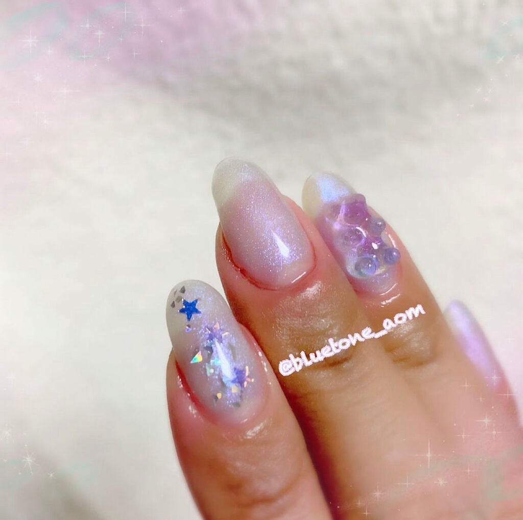 ジェルネイル(ライト対応)/セリア/ジェルネイルを使ったクチコミ(3枚目)