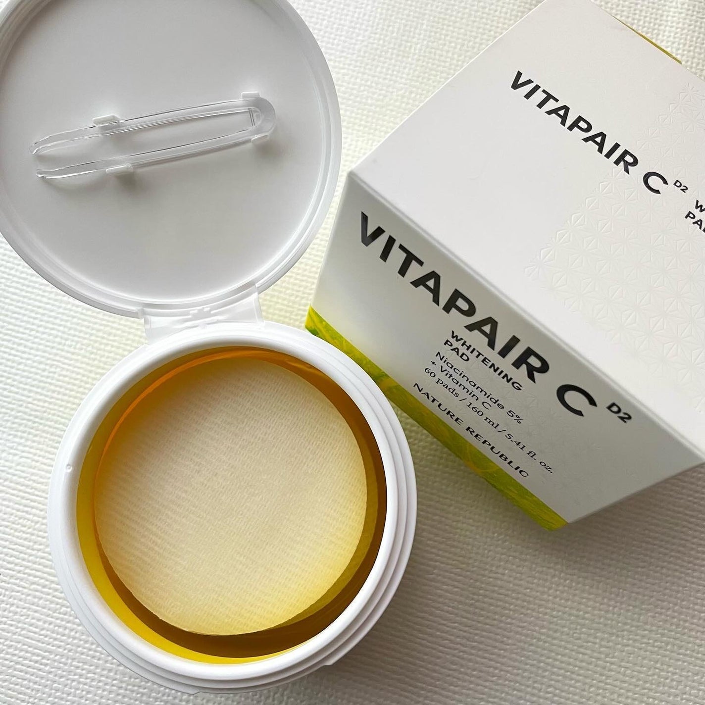 ビタペアC 美容液パッド/ネイチャーリパブリック/トナーパッドを使ったクチコミ(2枚目)