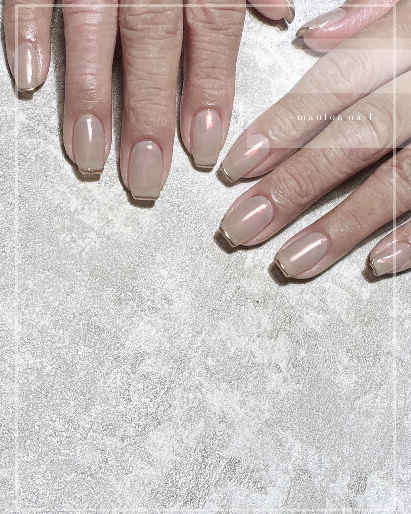 #ネイル,#フレンチネイル,#アートネイル,#オフィスネイル,#ミラーアートネイル,#ミラーフレンチネイル,#秋ネイル,#パステルフレンチネイル,#春ネイル,#ジュエリーネイル,#ミラーネイル,#手書きアートネイル,#春ネイル,#綺麗めネイル,#ヌーディーネイル,#春ネイル,#天王寺ネイル,#ワンホンネイルのネイルデザイン