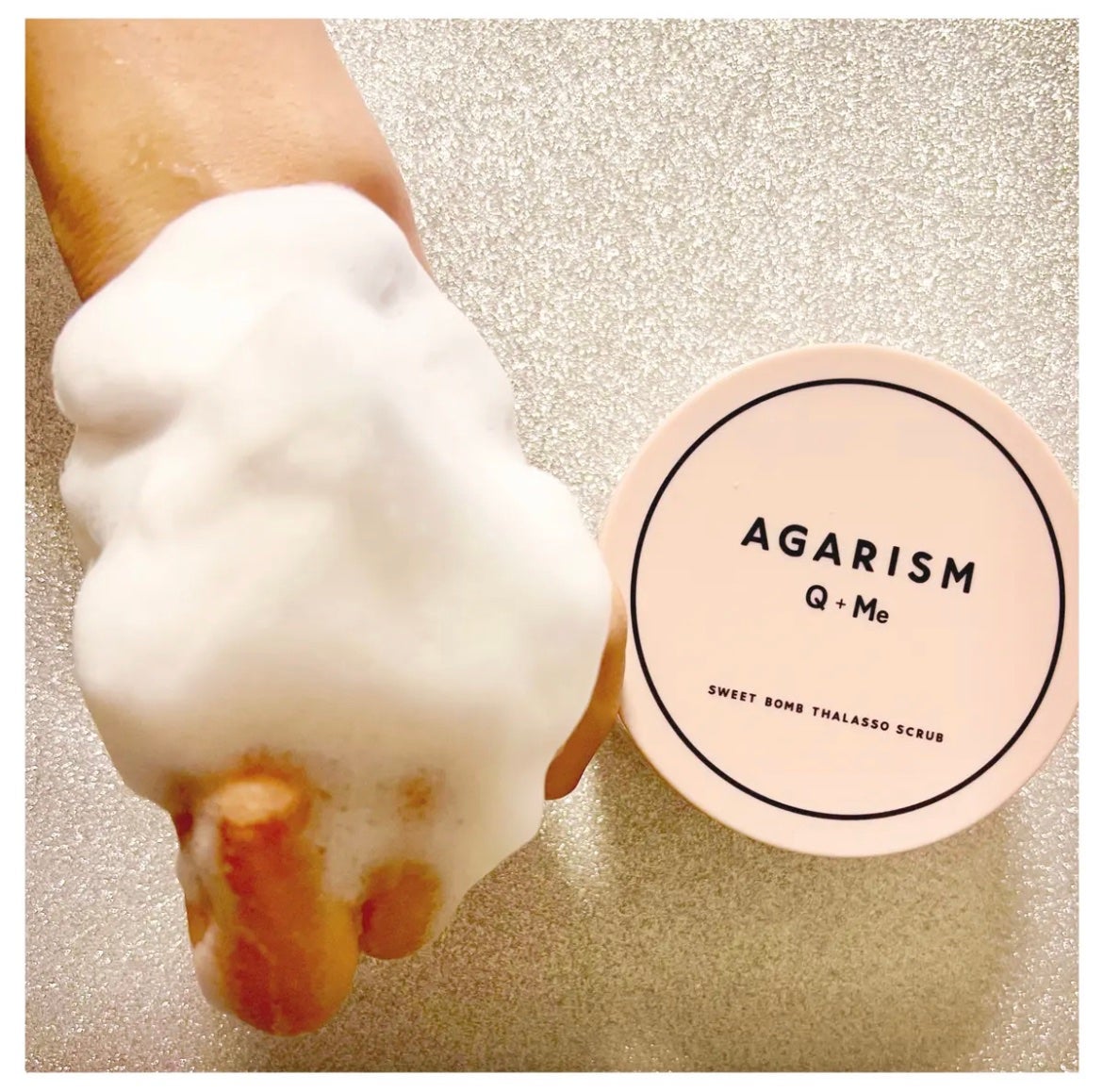 Q+Me スウィート ボム タラソ スクラブ/AGARISM/バスト・ヒップケアを使ったクチコミ(6枚目)